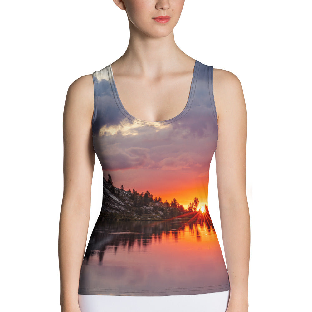Sunset Vibes woman's tank top